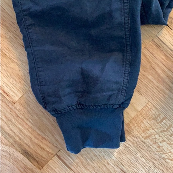 GAP Navy Sm Drawstring Joggers in Linen NWT - Picture 5 of 6